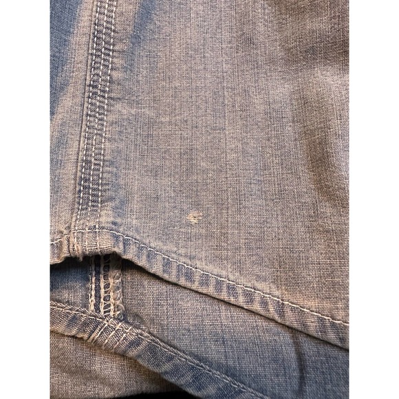 Wrangler Mens Workwear Denium button down short sleeve shirt-2xl - Picture 11 of 11